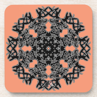 Amazing Octa Glyph Dusk Coaster