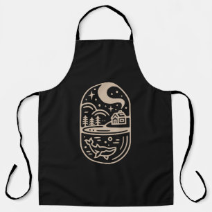 amazing of fine line art, a combination of a simpl apron