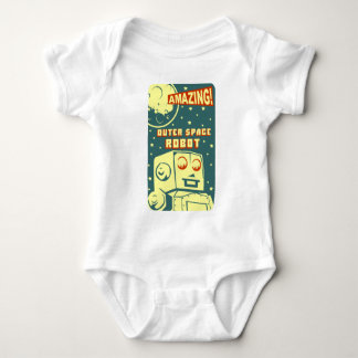 Amazing Outer Space Robot Baby Bodysuit