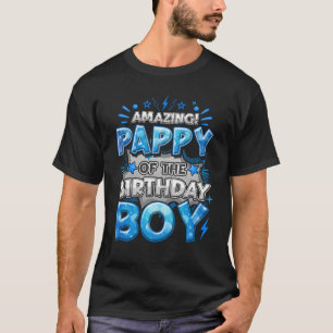 Amazing Pappy Of The Birthday Boy Matching Family T-Shirt