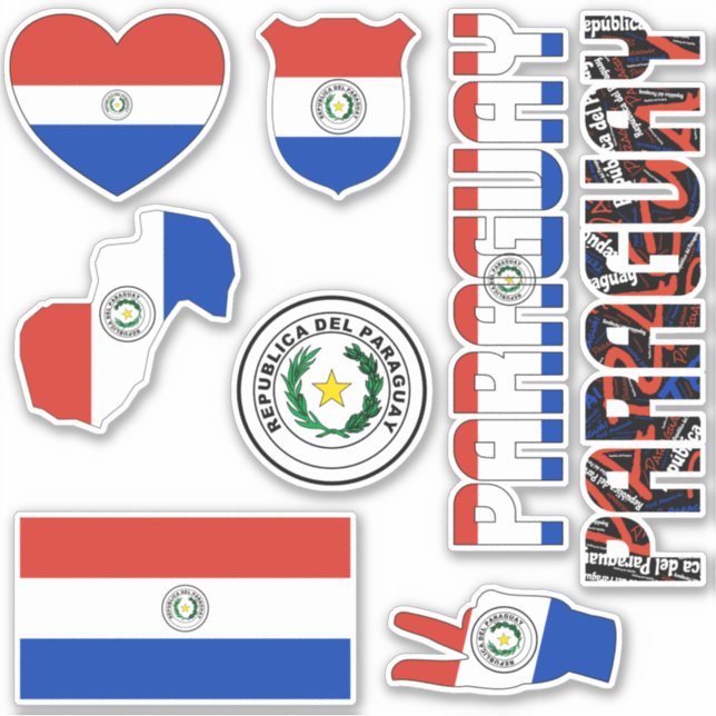 Amazing Paraguay Shapes National Symbols (Front)