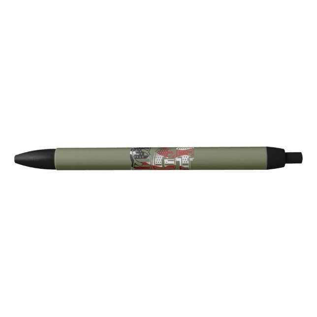 Amazing Patriotic Military Unique Black Ink Pen (Front)