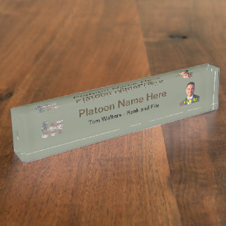 Amazing Patriotic Military Unique Nameplate