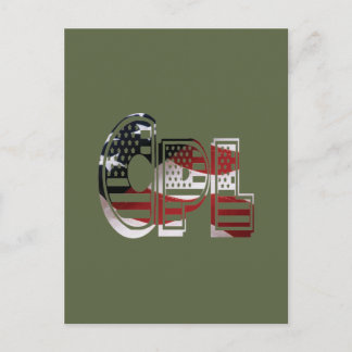 Amazing Patriotic Military Unique Postcard