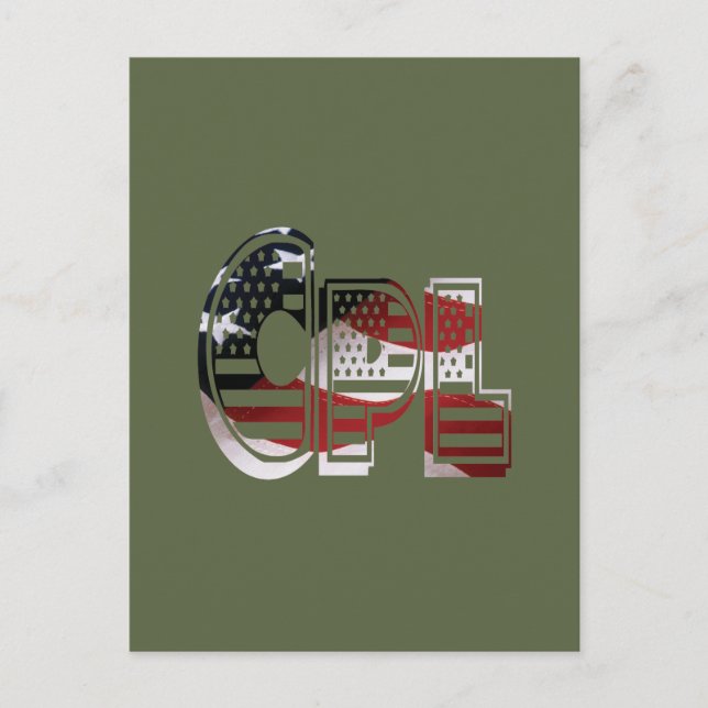 Amazing Patriotic Military Unique Postcard (Front)
