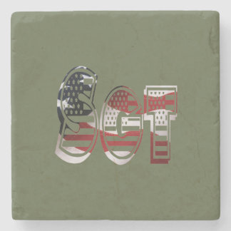 Amazing Patriotic Military Unique Stone Coaster