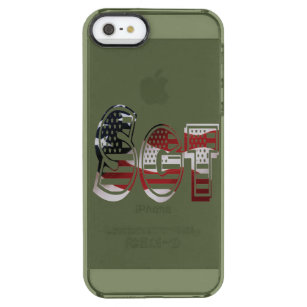 Amazing Patriotic Military Unique Clear iPhone SE/5/5s Case