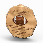 Amazing Personalised Football Coach Gifts Award
