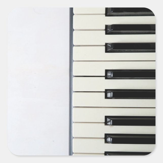 Amazing Piano Artwork Square Sticker (Front)