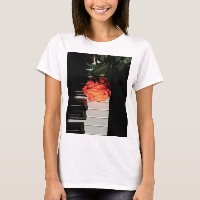 Amazing Piano Artwork T-Shirt (Front)