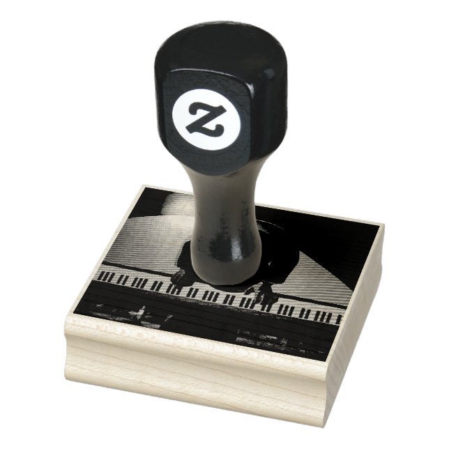 Amazing Piano Rubber Stamp (Stamp)