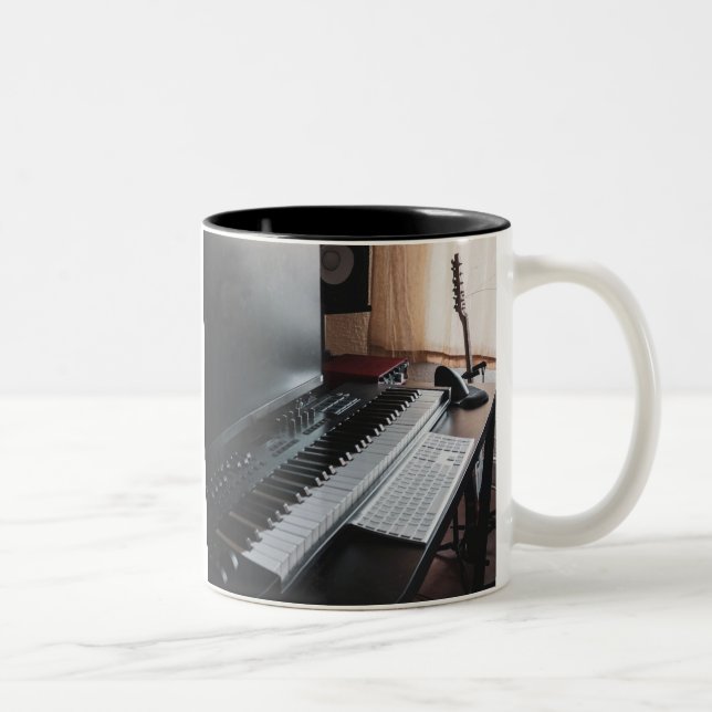 Amazing Piano Two-Tone Coffee Mug (Right)