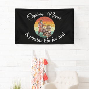 Amazing Pirate-Themed Birthday  Banner