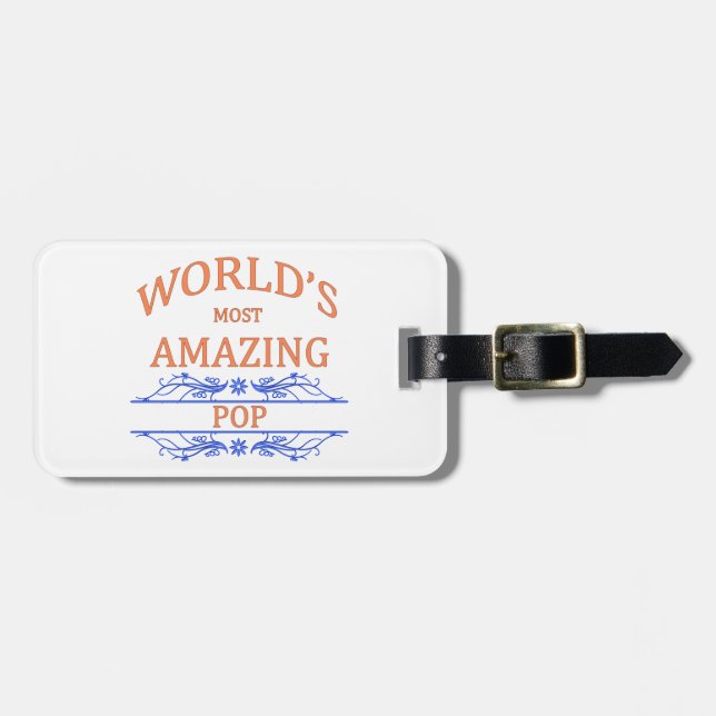 Amazing Pop Luggage Tag (Front Horizontal)