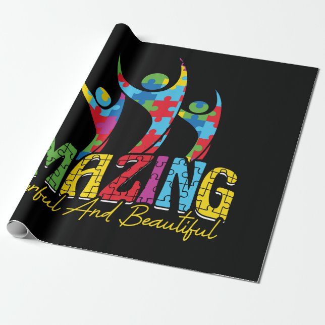 Amazing powerful and beatiful (2) wrapping paper (Unrolled)