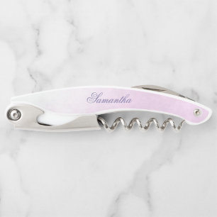 Amazing Purple and Green Floral Corkscrew