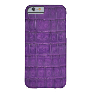 Amazing Purple Gator Print Barely There iPhone 6 Case