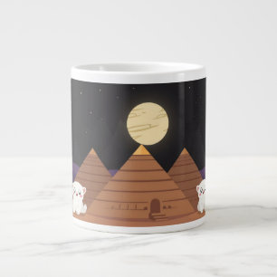 Amazing pyramids  large coffee mug