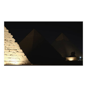 Amazing pyramids photo print