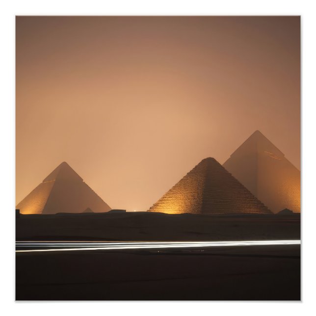 Amazing Pyramids Photo Print (Front)