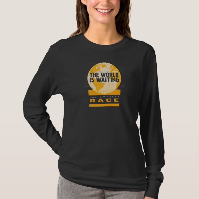 Amazing Race Waiting World T-Shirt (Front)