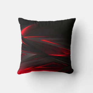 Amazing Red to the Point Abstract Design Cushion