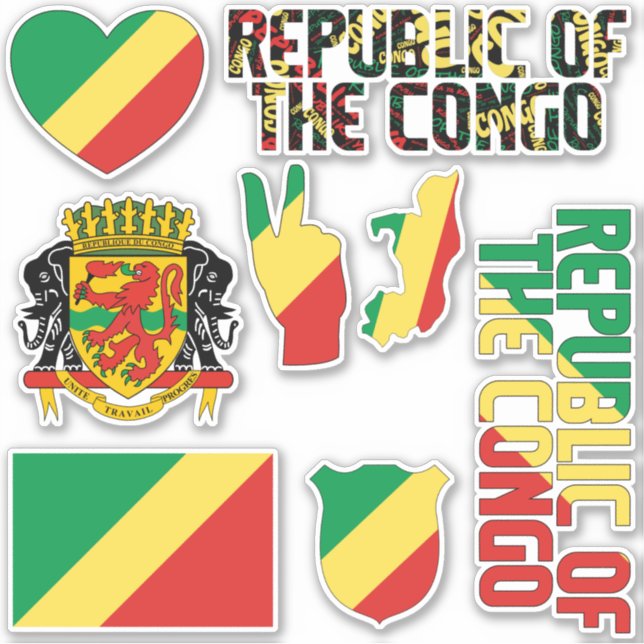 Amazing Republic of the Congo Shapes National (Front)