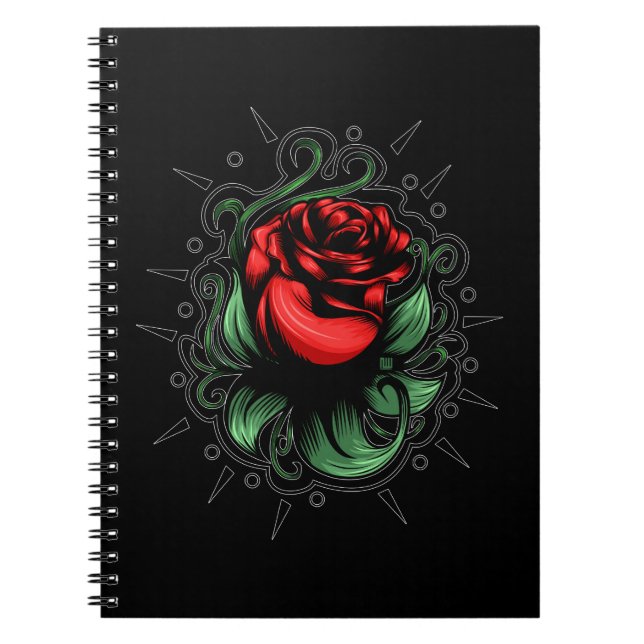 Amazing Rose Notebook (Front)