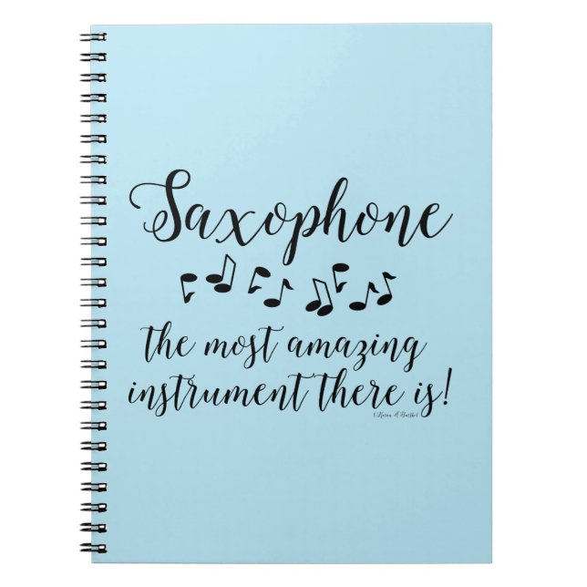 Amazing Saxophone Notebook (Front)