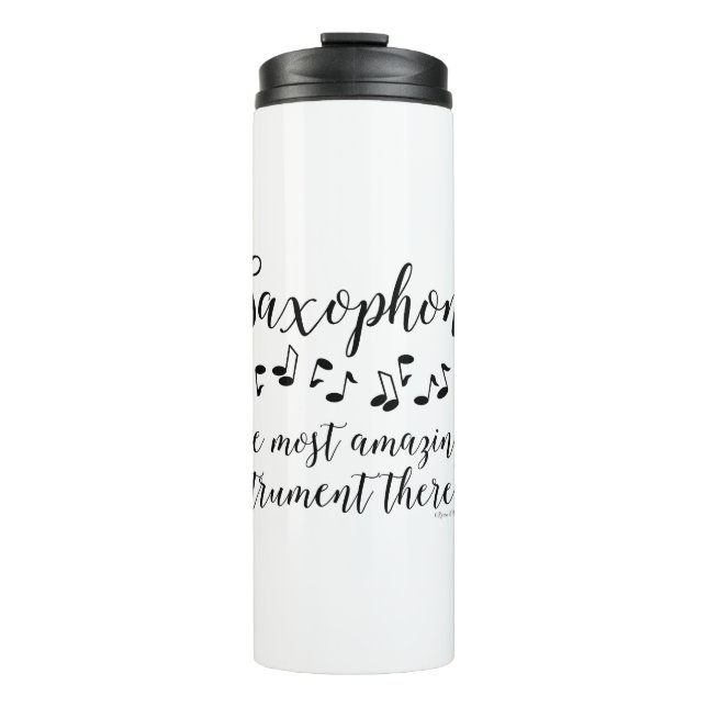 Amazing Saxophone Thermal Tumbler (Front)