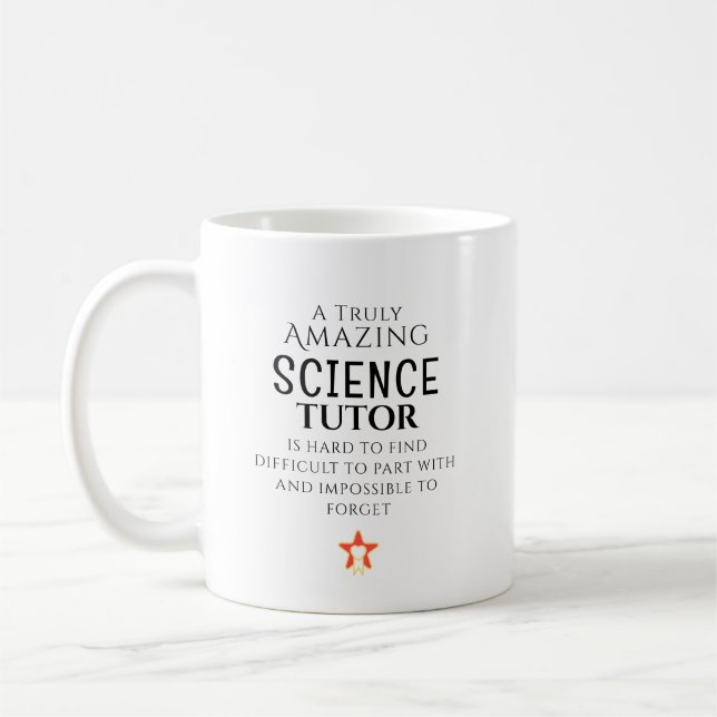Amazing Science Tutor Hard To Find Custom  Coffee Mug (Left)