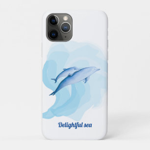 Amazing sea with dolphins Case-Mate iPhone case