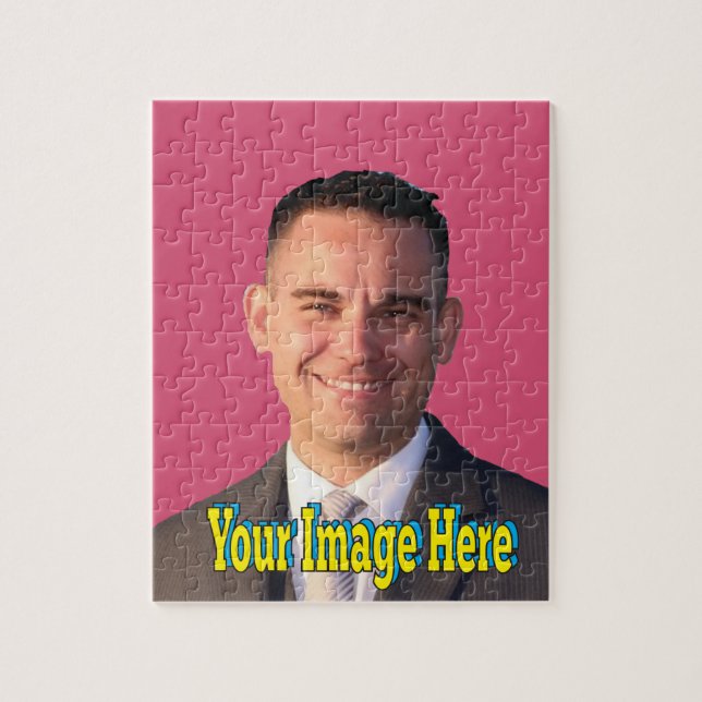Amazing Selfie Template Create Your Own Jigsaw Puzzle (Vertical)