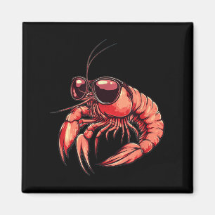 Amazing Shrimp Costume For Shapes Lovers Magnet