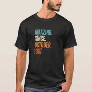 Amazing Since October 1967 55th Birthday Premium T-Shirt