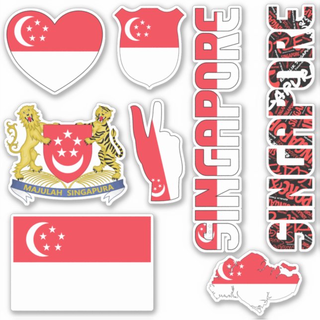 Amazing Singapore Shapes National Symbols (Front)