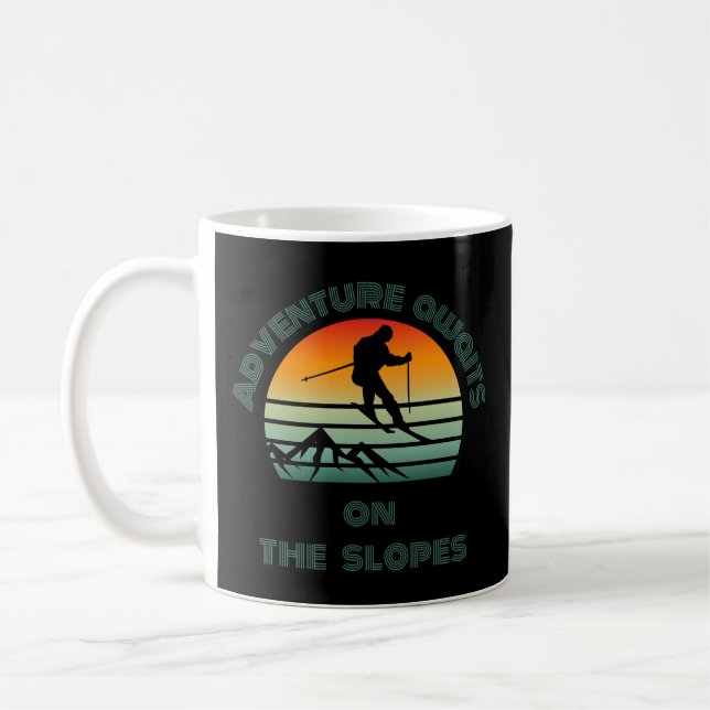 amazing skiing mug (Left)