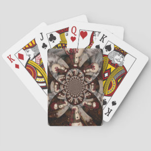 Amazing Snowman Playing Cards