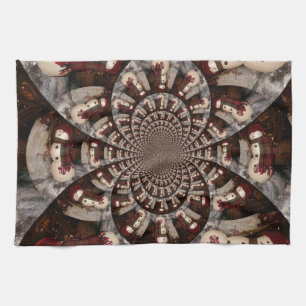 Amazing Snowman Tea Towel