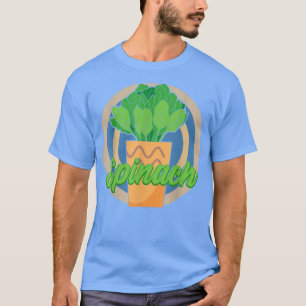 Amazing Spinach Nutrition Design Vegan Power Spina T-Shirt
