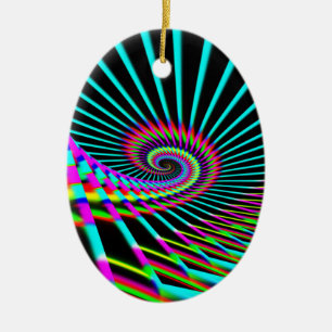 Amazing spiral (change the words) ceramic tree decoration