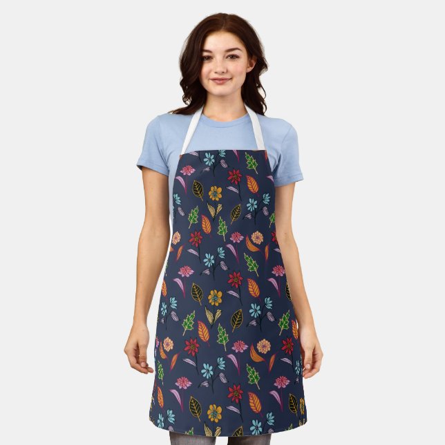 Amazing Spring Pattern Apron (Worn)