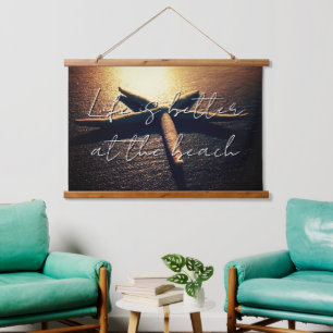 Amazing starfish beach photo custom hanging tapestry