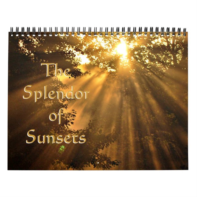 Amazing Sunset Photography Calendar (Cover)