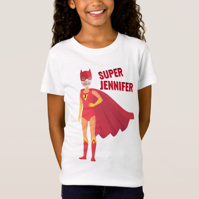 Amazing Superhero Girl Birthday Gift Fab Value T-Shirt (Front)
