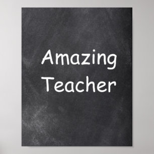 Amazing Teacher Chalkboard Design Class Decoration