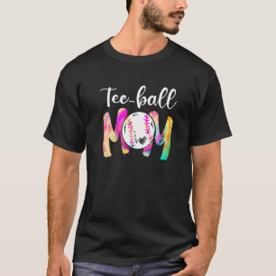 Amazing Teeball Mum Tie Dye Mum Mother's Day T-Shirt