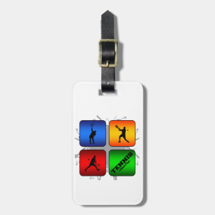 Amazing Tennis Urban Style (Male) Luggage Tag