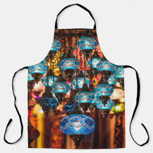 Amazing traditional handmade turkish lamps in souv apron