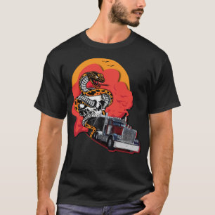Amazing Truck+OrangeSmoke Illustrated fitness exer T-Shirt